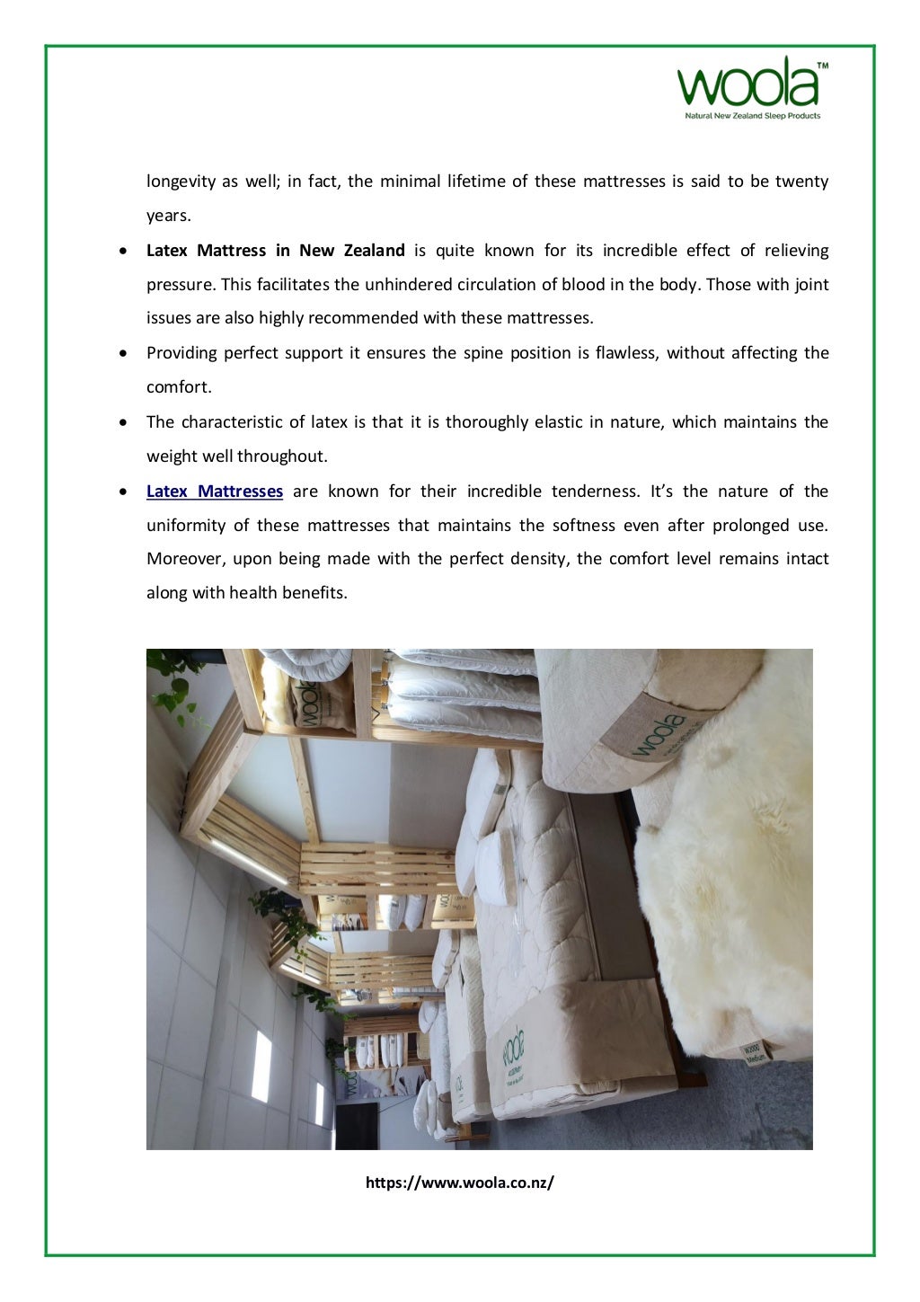 Unique advantages of New Zealand Latex Mattress