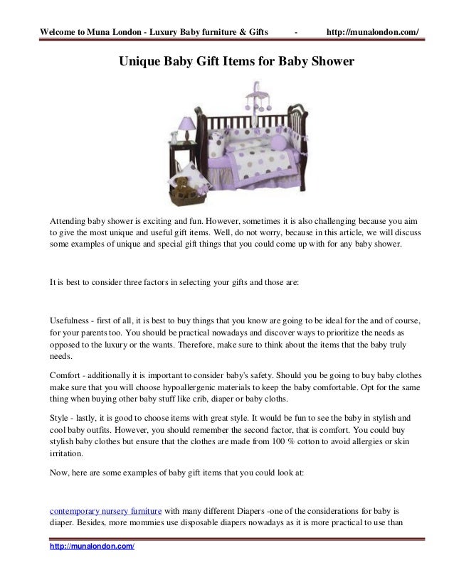 best thing to buy for baby shower