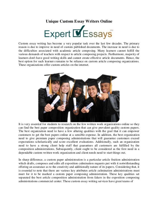 Custom Essay Writers - % quality Service