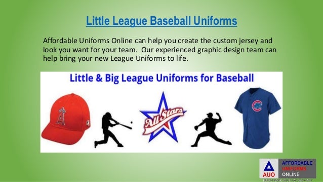 design youth baseball uniforms online