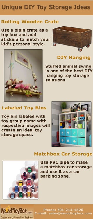 Unique DIY Toy Storage Ideas