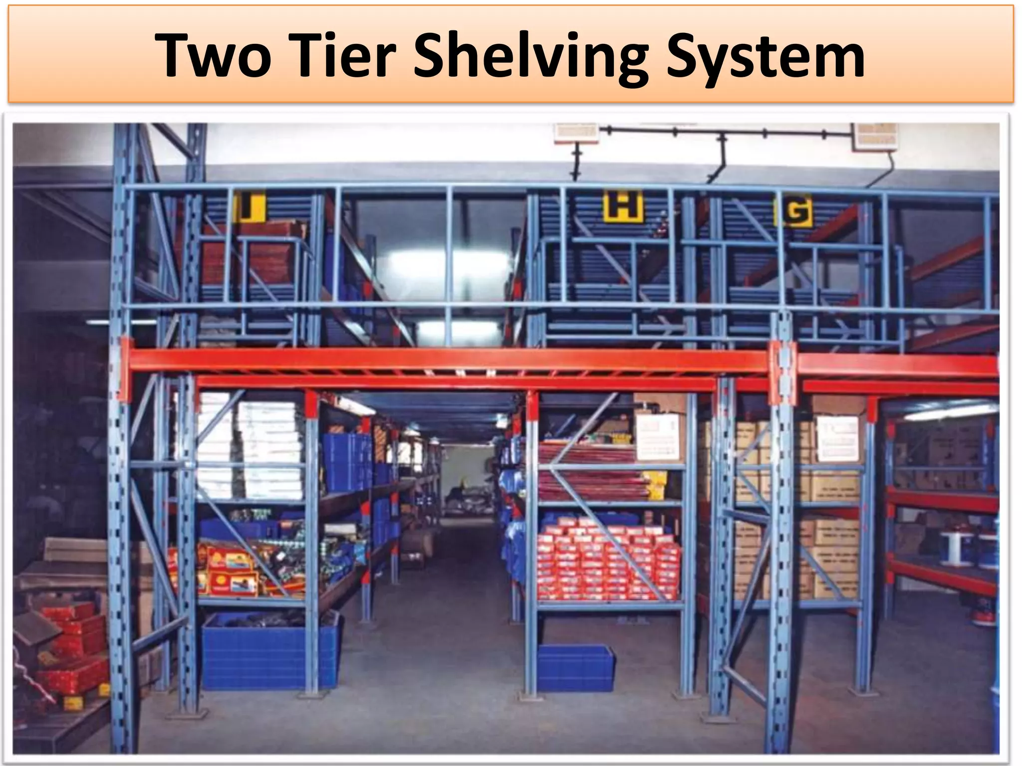Two Tier Shelving System

 