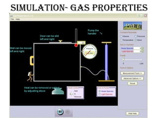 Simulation- Gas properties 