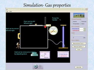 Simulation- Gas properties
 