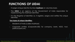 Unique identification authority of india uid | PPTX