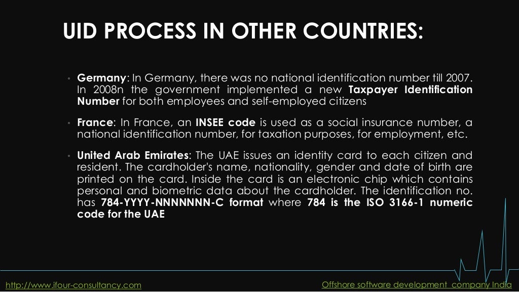 Unique identification authority of india uid