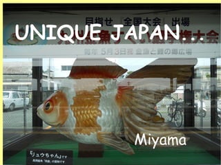 UNIQUE JAPAN...
Miyama
 