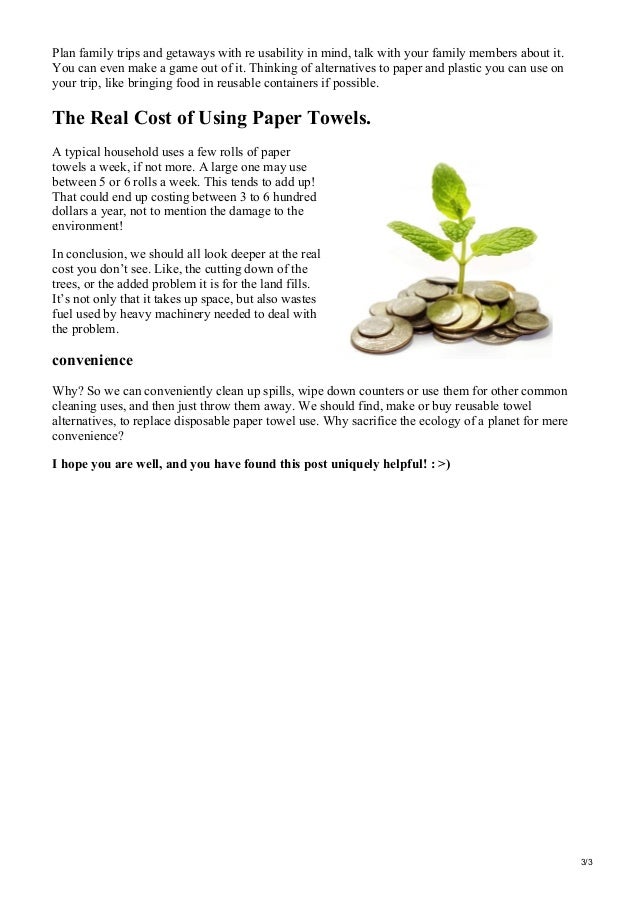 Why paper towels are bad for the environment