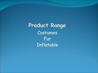 Costumes Fur Inflatable 