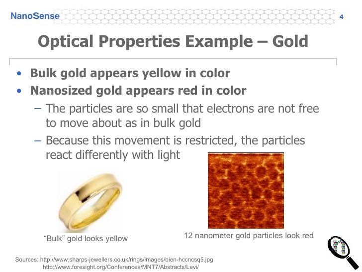 Unique Properties At The Nanoscale