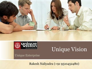 Unique Vision
Unique Enterprise
Rakesh Naliyadra (+91 9510452480)

 