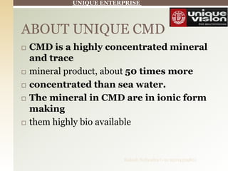 Concentrated Mineral Drops (+91 95104 52480) | PPT