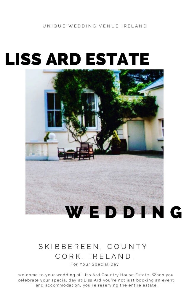 Unique Wedding Venue Ireland Liss Ardestate Ie