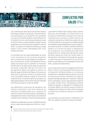 DOCUMENTO DE ANÁLISIS DE LA CONFLICTIVIDAD SOCIAL EN BOLIVIA N°1 | PDF
