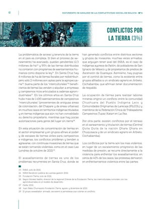 DOCUMENTO DE ANÁLISIS DE LA CONFLICTIVIDAD SOCIAL EN BOLIVIA N°1 | PDF