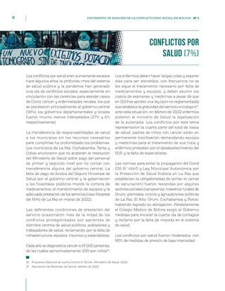 DOCUMENTO DE ANÁLISIS DE LA CONFLICTIVIDAD SOCIAL EN BOLIVIA N°1