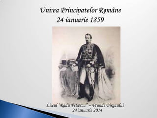 Liceul “Radu Petrescu” – Prundu Bîrgăului
24 ianuarie 2014

 