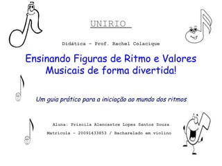 Jogo Musical - Bingo dos Rítmos - Música e Movimento