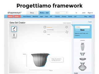 Progettiamo framework
 