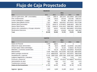 Flujo de Caja Proyectado
 