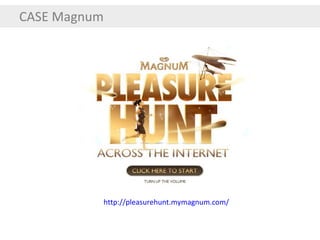 CASE Magnum http://pleasurehunt.mymagnum.com/ 