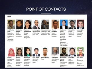 POINT OF CONTACTS
 