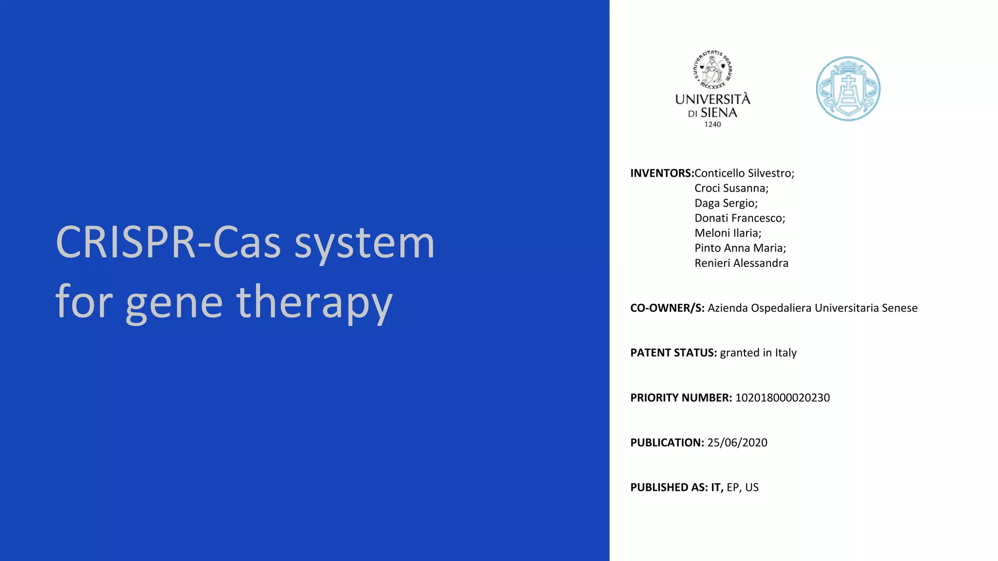 Cas System CRISPR-Cas system for gene therapy | PPT