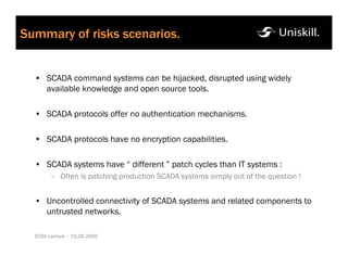 SCADA Security Presentation | PDF