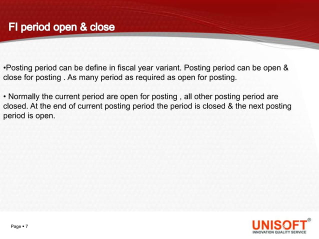 unisoft global services pvt ltd PERIOD END CLOSE PPT | PPTX