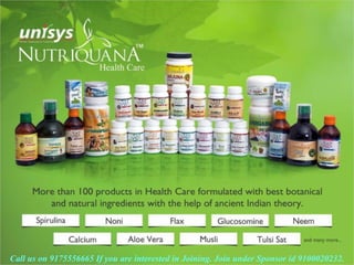 Call us on 9175556665 If you are interested in Joining. Join under Sponsor id 9100020232.
 