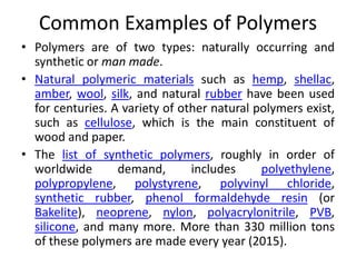 POLYMERS | PPTX