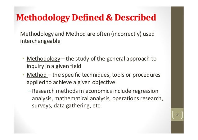 methodology definition