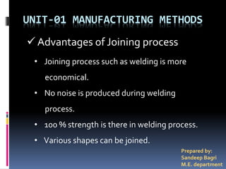 Manufacturing Methods | PPTX