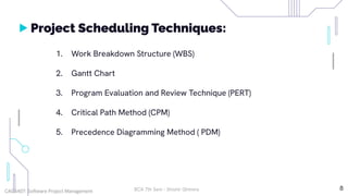 Comprehensive Guide to Software Project Scheduling and Work Breakdown ...