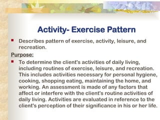 Unit - 02 Overview of Functional Health Patterns (1).ppt