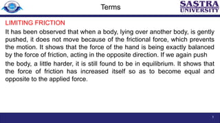 Frictioning Comprehensive Study of Static Friction and Its Applications in ...