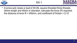 Thread Static Friction Comprehensive Study of Static Friction and Its Applications in ...