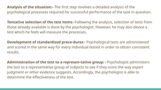 Comprehensive Overview of Psychological Assessment and Testing in ...