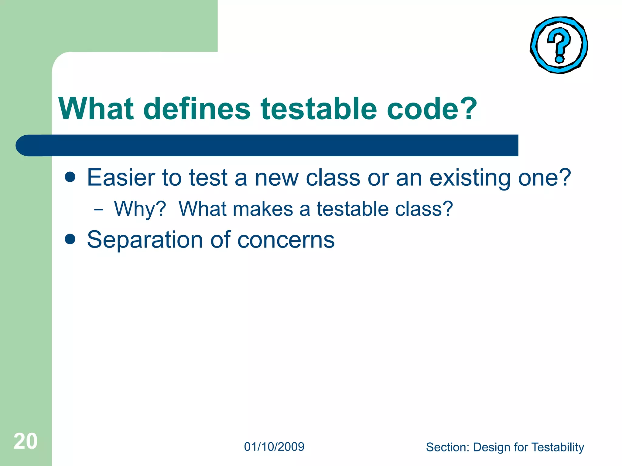 Unit Testing in Java