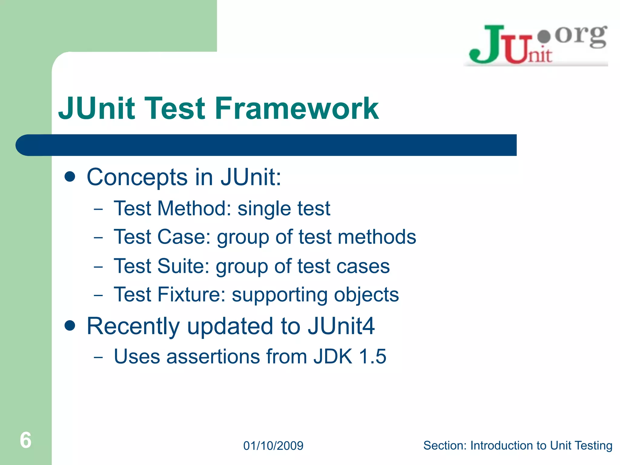 Unit Testing in Java