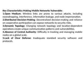 Unit-1Mobile Security Notes Mobile Communication | PPTX