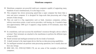 Mainframe Computer Reservation Computer software industry and I will be available | PDF
