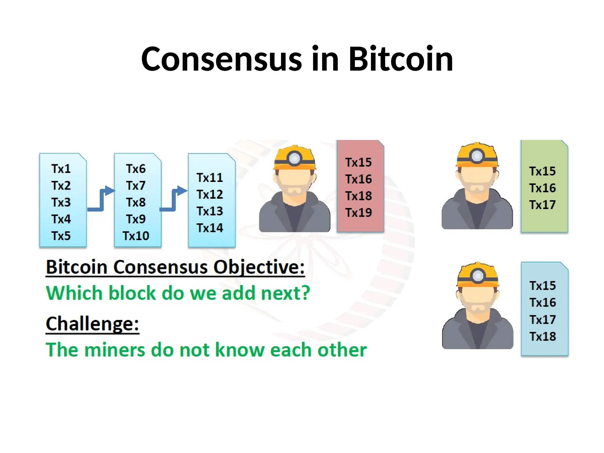 Consensus in Bitcoin
 