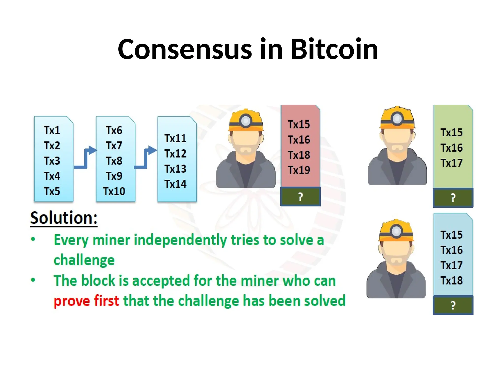 Consensus in Bitcoin
 
