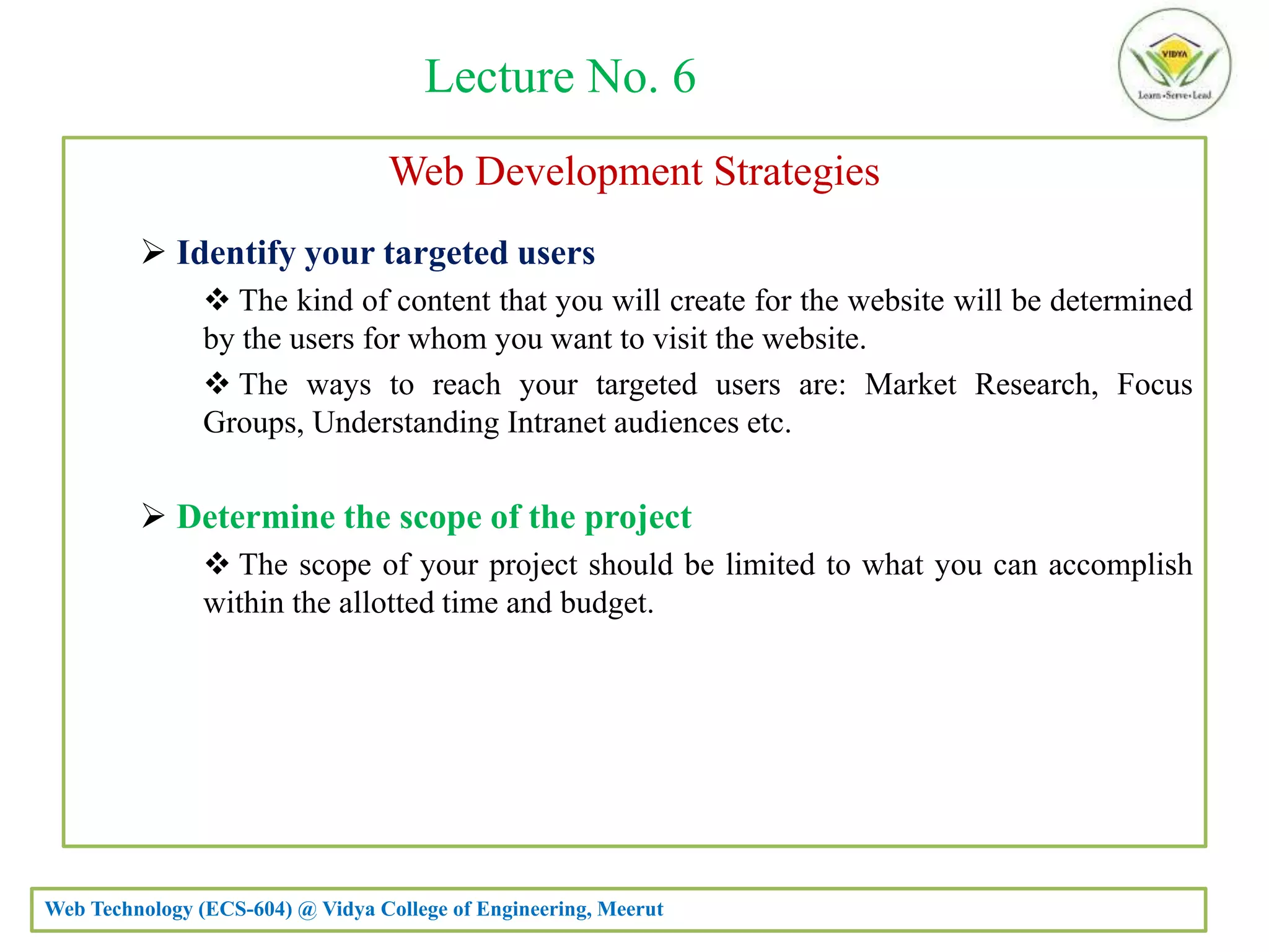 Introduction to Web Technology | PPTX