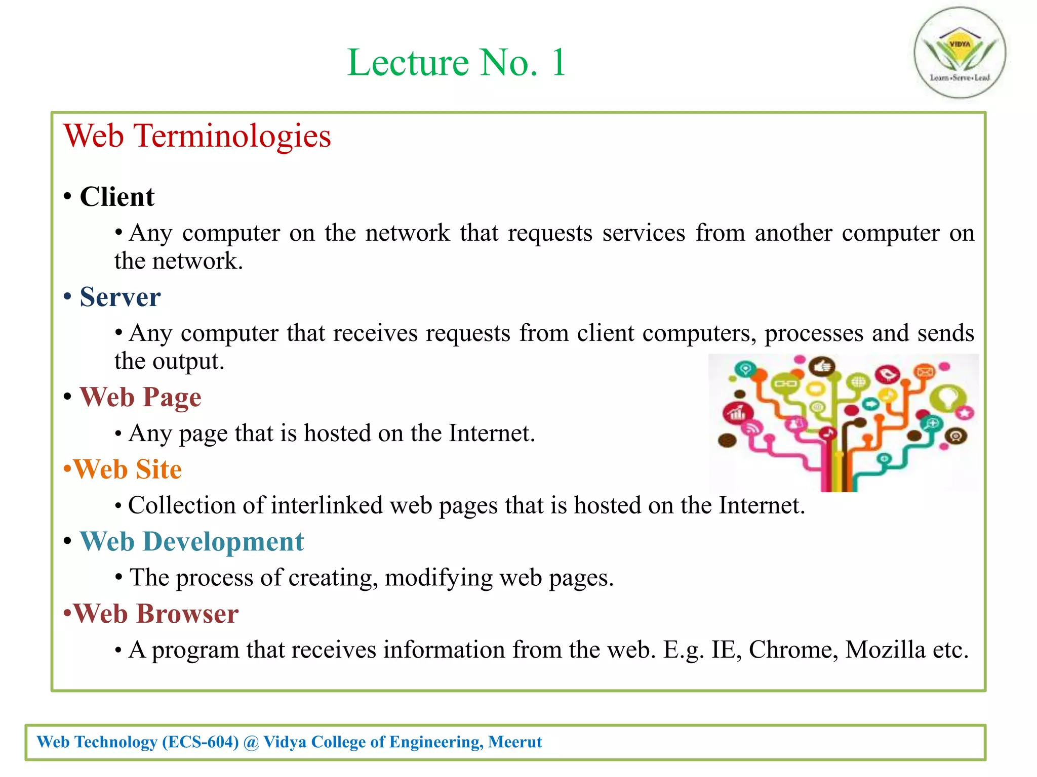 Introduction to Web Technology | PPTX