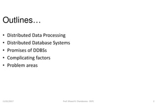 Distributed DBMS - Unit 1 - Introduction | PPT