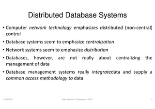 Distributed DBMS - Unit 1 - Introduction | PPT