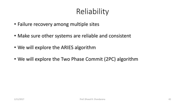 Distributed DBMS - Unit 1 - Introduction | PPTX