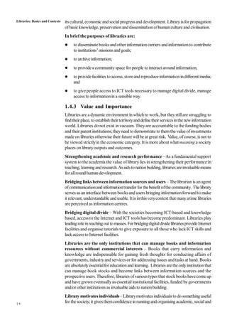 Role Of Libraries In Society